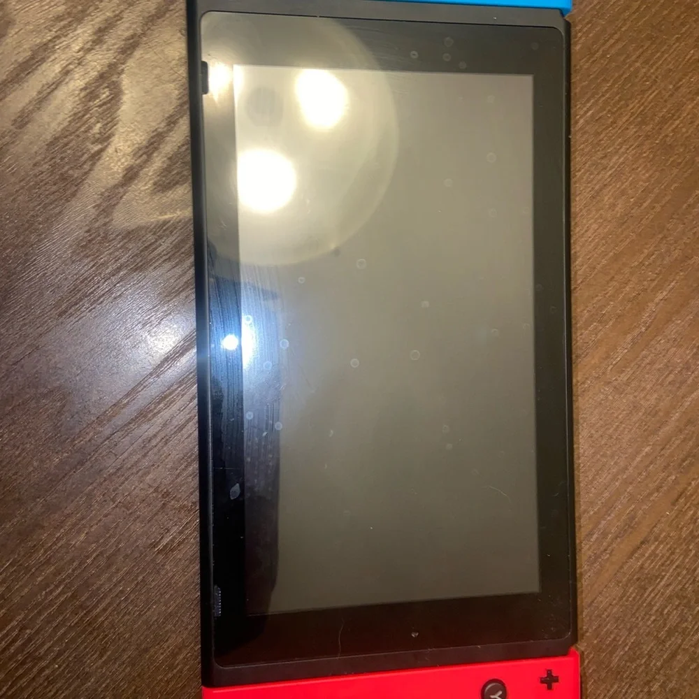 Nintendo Tablet with Black and Red Design